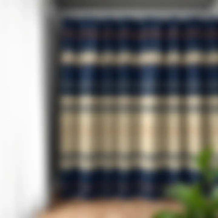 Magnificent Exploring the Aesthetic and Functional Qualities of Navy and Cream Shower Curtains