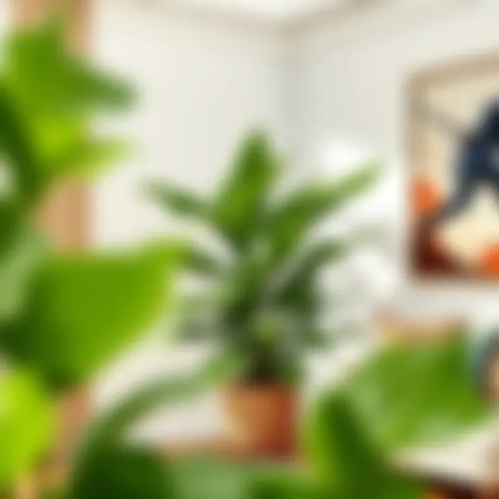 Magnificent The Large Corner Plant: A Statement of Greenery in Design