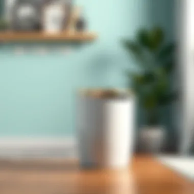 Modern home office trash can design