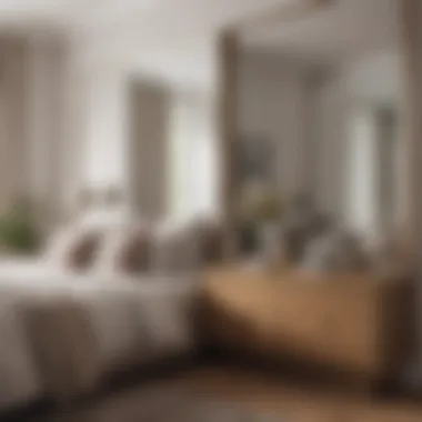 Chic Bedroom Designs Featuring Stylish Body Mirrors Stylish body mirror integrated into a chic bedroom design