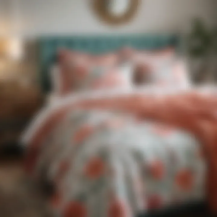 Stylish bedroom featuring a curated selection of summer bedding