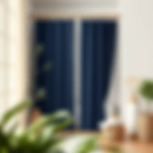 Exploring the Aesthetic and Functional Qualities of Navy and Cream Shower Curtains Introduction