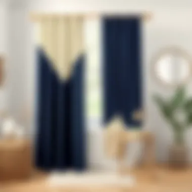 Exploring the Aesthetic and Functional Qualities of Navy and Cream Shower Curtains Summary Exploring the Aesthetic and Functional Qualities of Navy and Cream Shower Curtains Summary