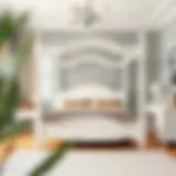 Exploring the Elegance of White Wood Twin Canopy Beds Introduction