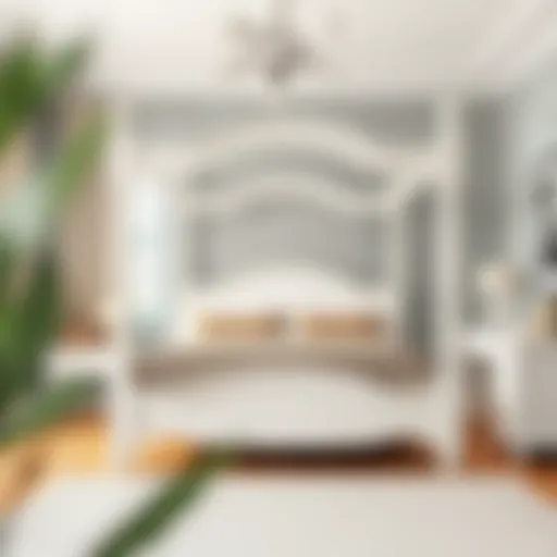 Exploring the Elegance of White Wood Twin Canopy Beds Introduction