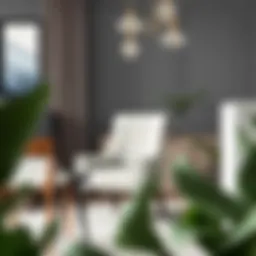 Elegant tufted dining chair in a modern setting