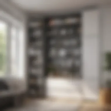 Creative Use of Vertical Space Creative use of vertical space with modular storage units