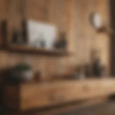 Rustic Wood Wall Storage Rustic wood wall storage enhancing cozy interiors