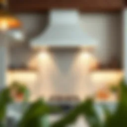 Elegant kitchen hood vent design