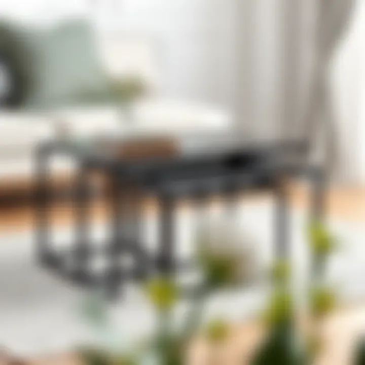 The Multifaceted Appeal of Black Glass Nesting Coffee Tables Summary
