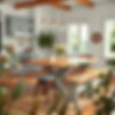 The Versatile Kitchen Table: Integrating Leaves and Benches Summary