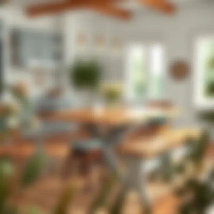 The Versatile Kitchen Table: Integrating Leaves and Benches Summary