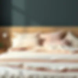 Luxurious cotton bed sheets in various colors